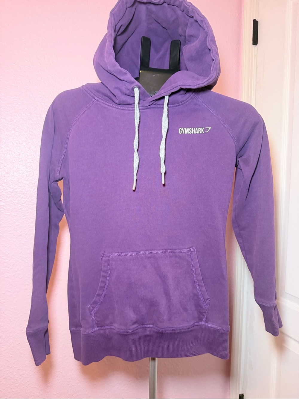 Gymshark Purple Zip-Up Style Hooded Sweater for Men